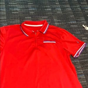 Red Polo With Bird